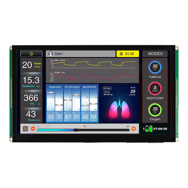 10.1 inch RS485 (Modbus) Smart Display with Projected Capacitive Touch WL0F00101000JGDAASA00 byk TFT Display